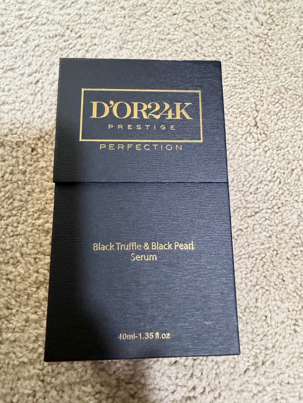 Perfection Black Truffle & Black Pearl Serum - Black & Gold Box